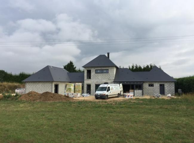 Isolation séparation d'une maison individuelle sur la commune de Hablonville 